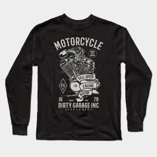 Motorcycle - Full Speed Engine Engine Long Sleeve T-Shirt